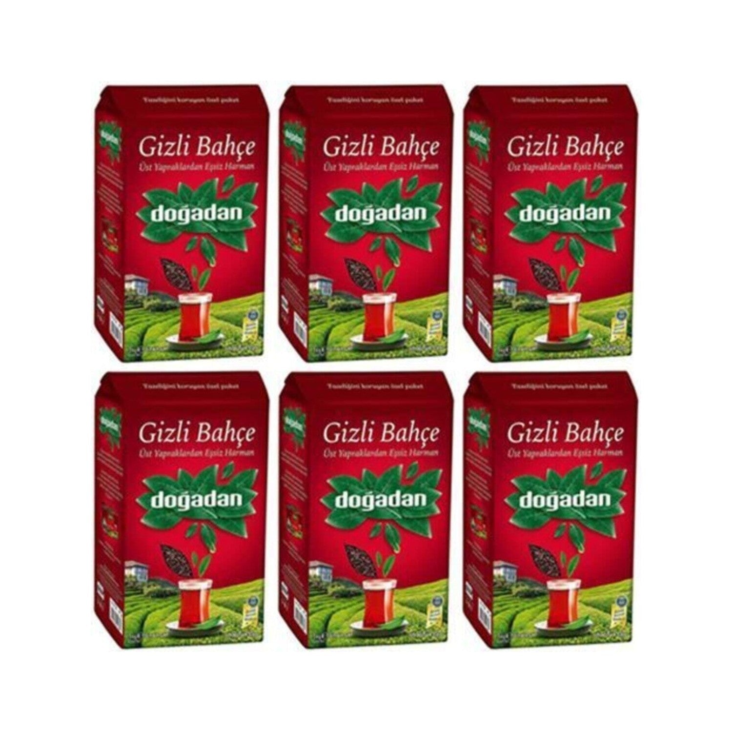 Dogadan Gizli Bahce loose leaf black tea 6 x 1 kg - MALLTURK