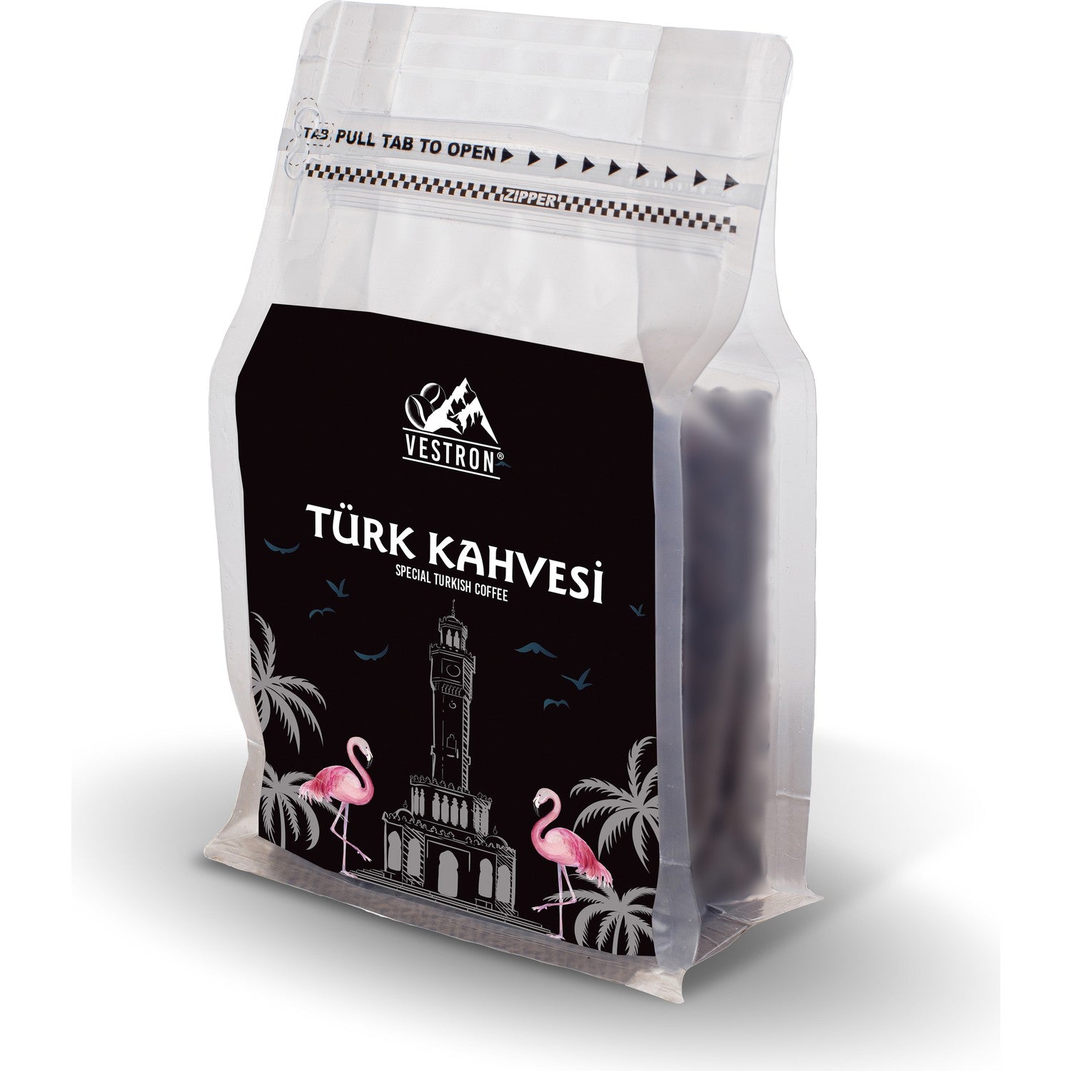 Vestron Premium Turkish Coffee, Wood-Roasted, 100% Arabica | Medium Roast | 250g - MALLTURK