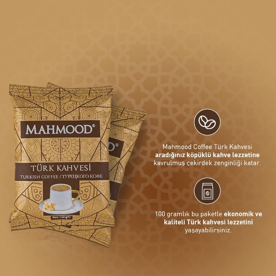 Mahmood Turkish Coffee 100 g, Medium Roast - MALLTURK