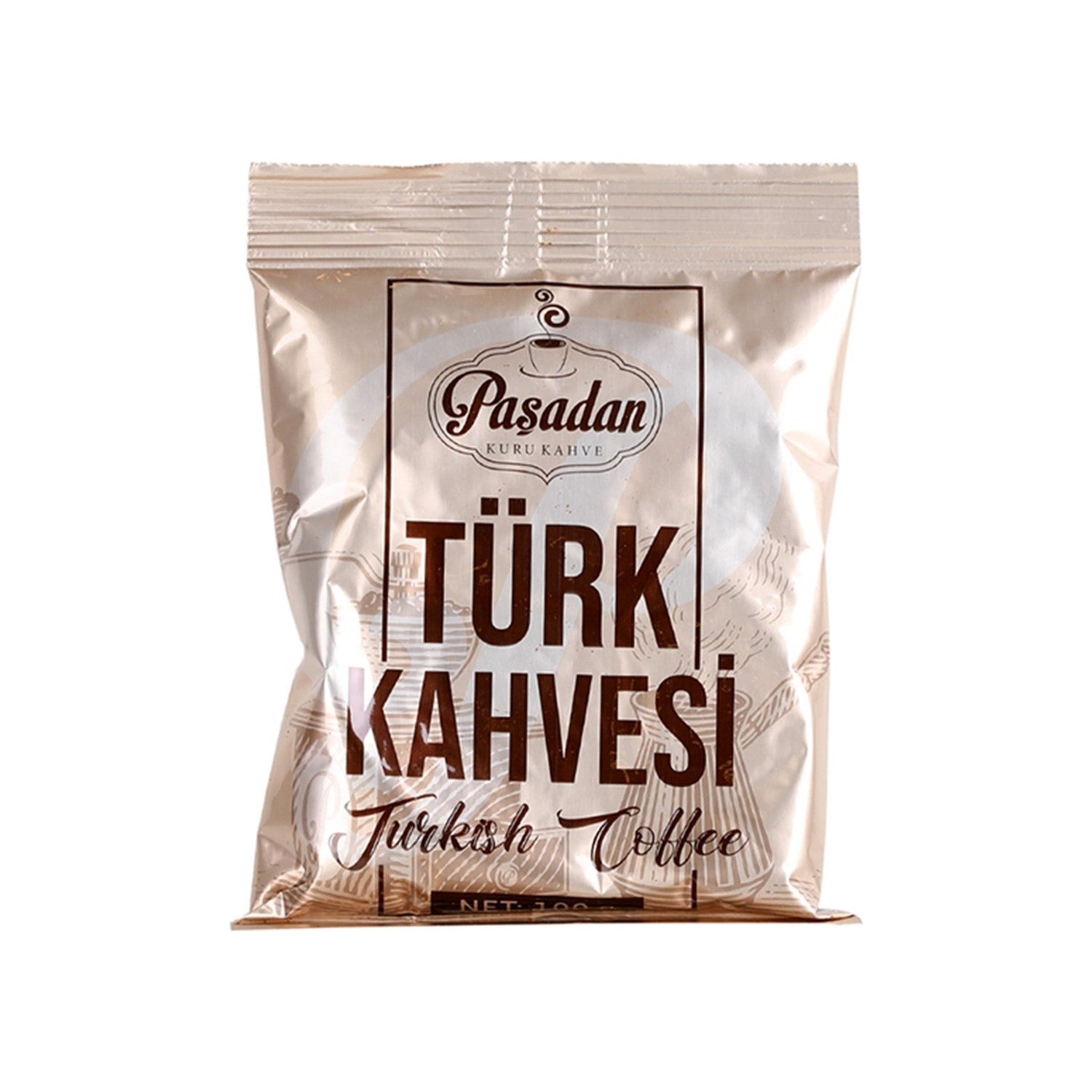 Pasadan Turkish Coffee 100 g Plain Caffeinated Ground Coffee Turkey Origin - MALLTURK