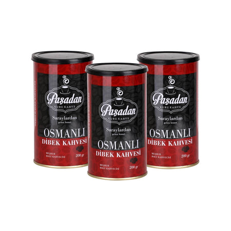 Pashadan Ottoman Dibek Coffee 200 gr x 3 pack - MALLTURK
