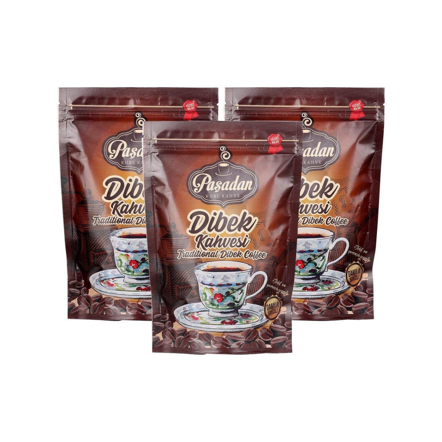 Pashadan Dibek Coffee 200 gr x 3 pack - MALLTURK