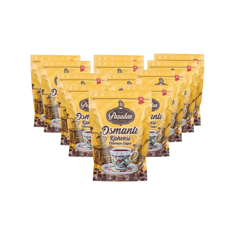 Pashadan Ottoman Coffee 200 gr x 12 packs - MALLTURK