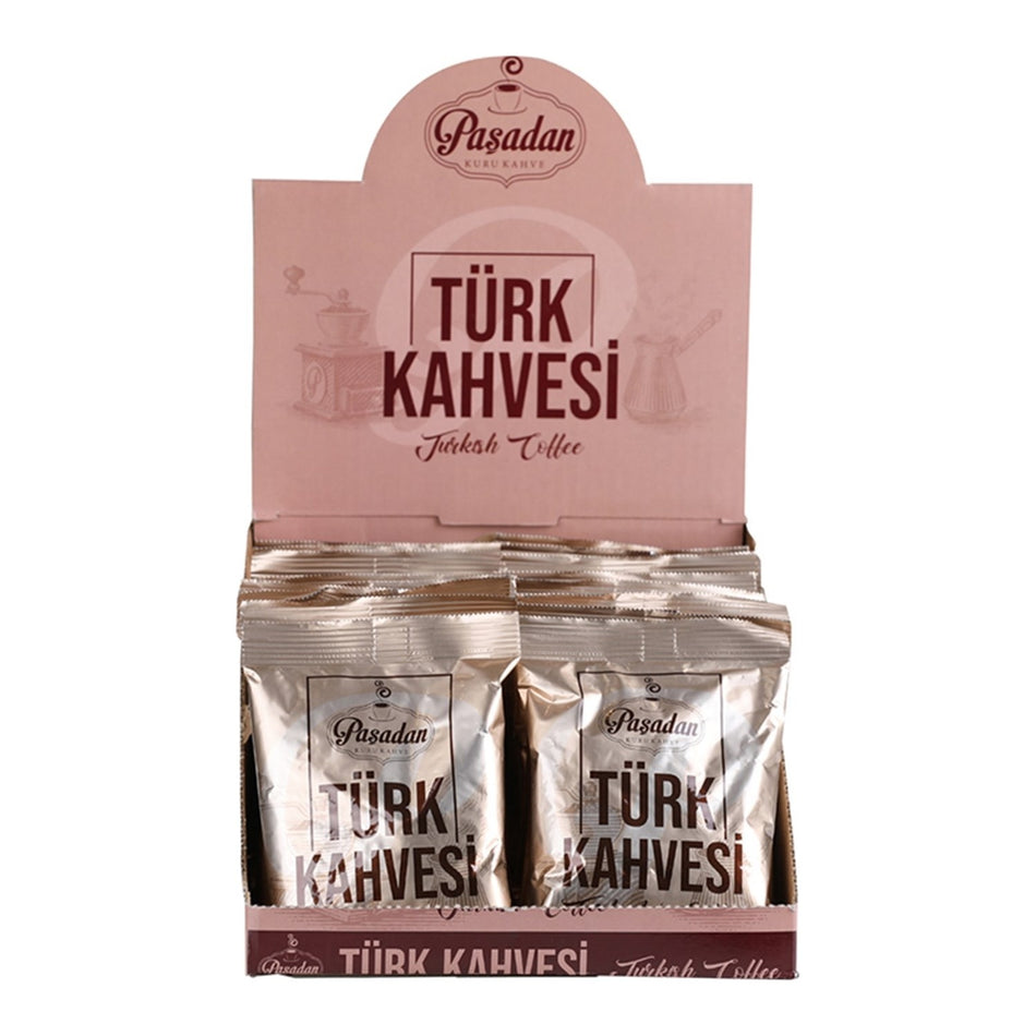 Pashadan Turkish Coffee 100 gr x 24 packs - MALLTURK