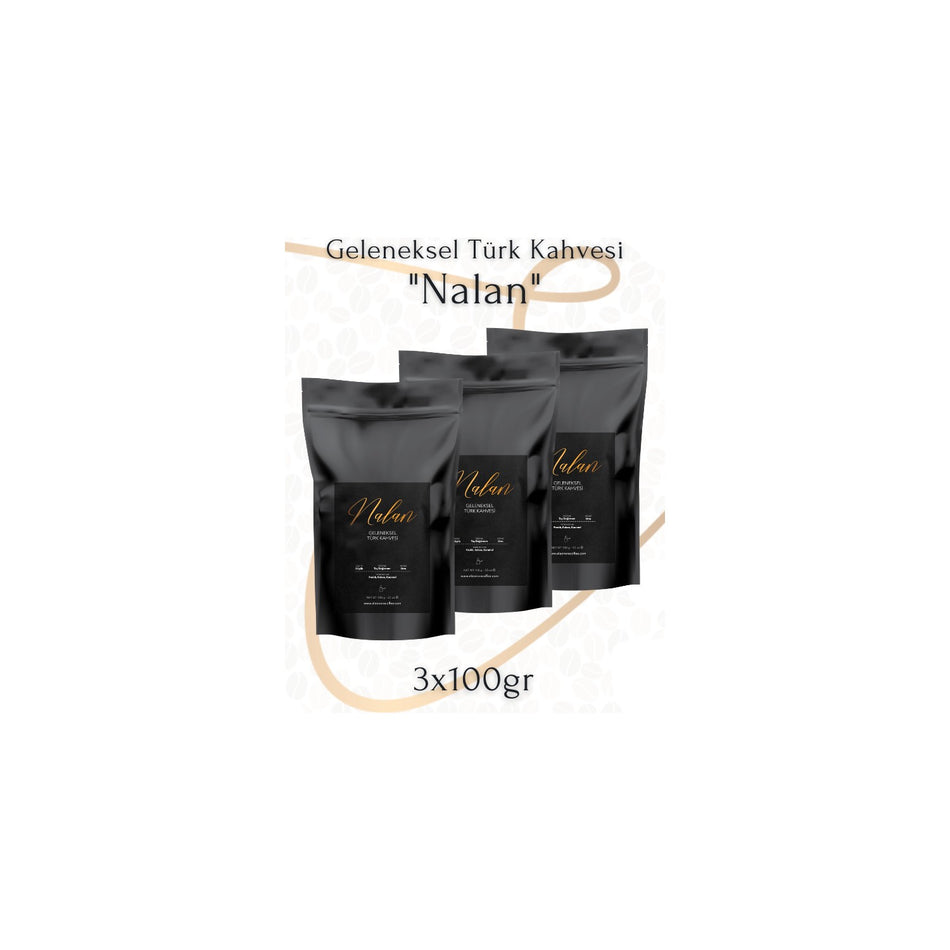 Nalan Traditional Turkish Coffee 3 x 100 gr - MALLTURK