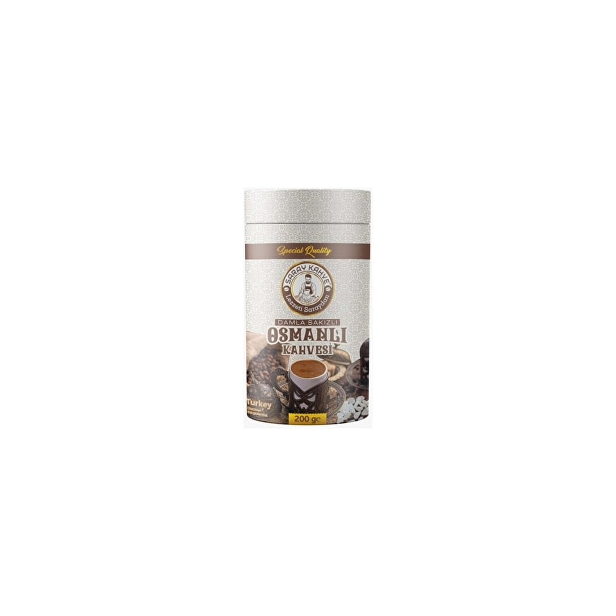 Saray Coffee Mastic Flavored Ottoman Coffee 200 gr - MALLTURK