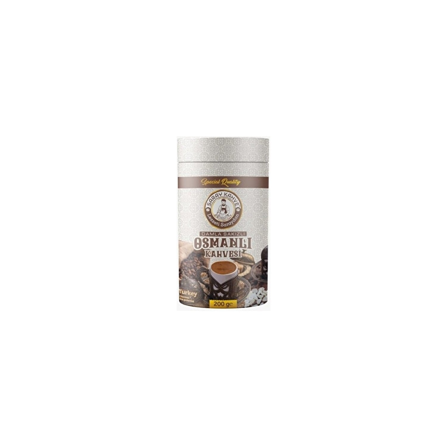 Saray Coffee Mastic Flavored Ottoman Coffee 200 gr - MALLTURK