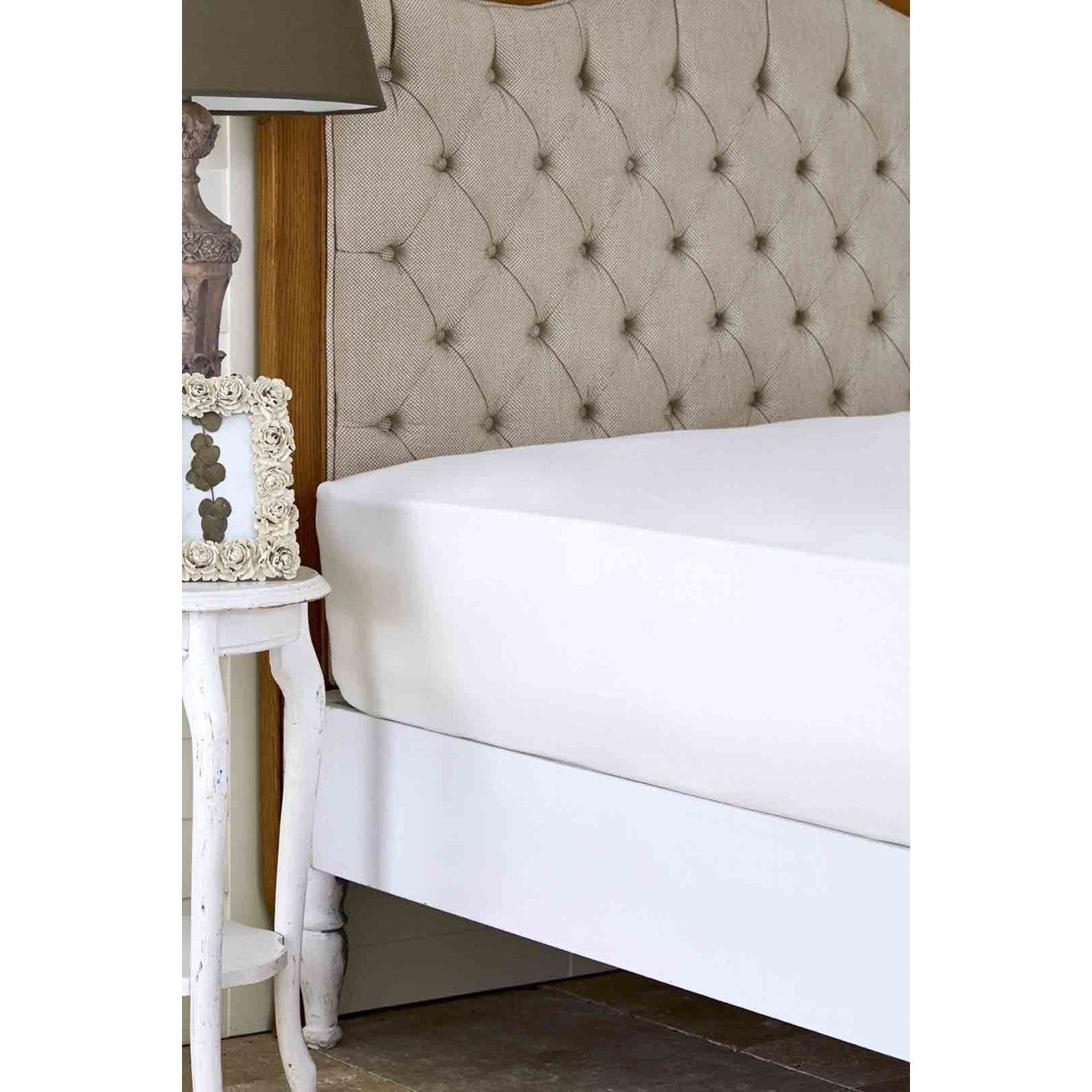 Karaca Home 100% Cotton Flat Sheet Double Size Ecru - MALLTURK