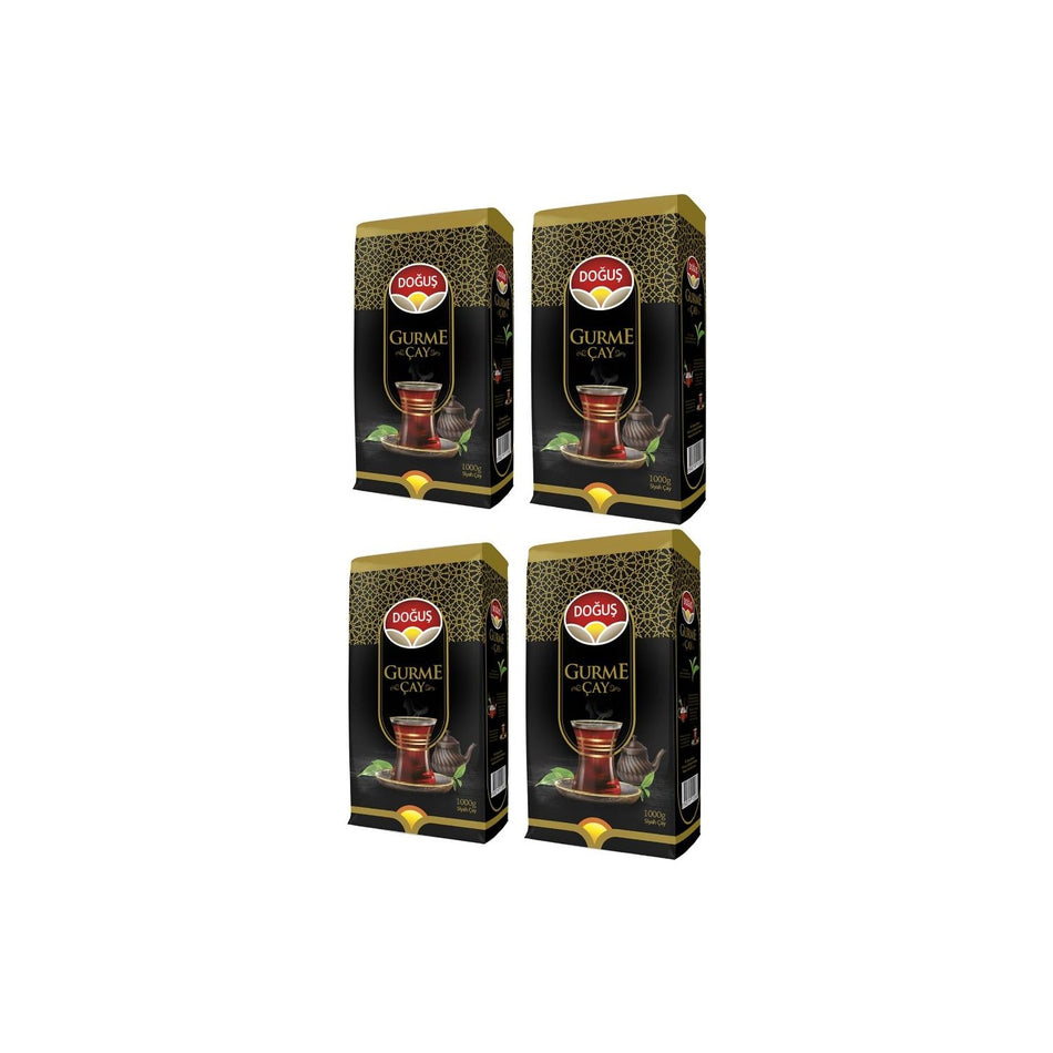 Dogus Gurme black tea 1000 g x 4 quality natural leaf tea Enfes aroma with