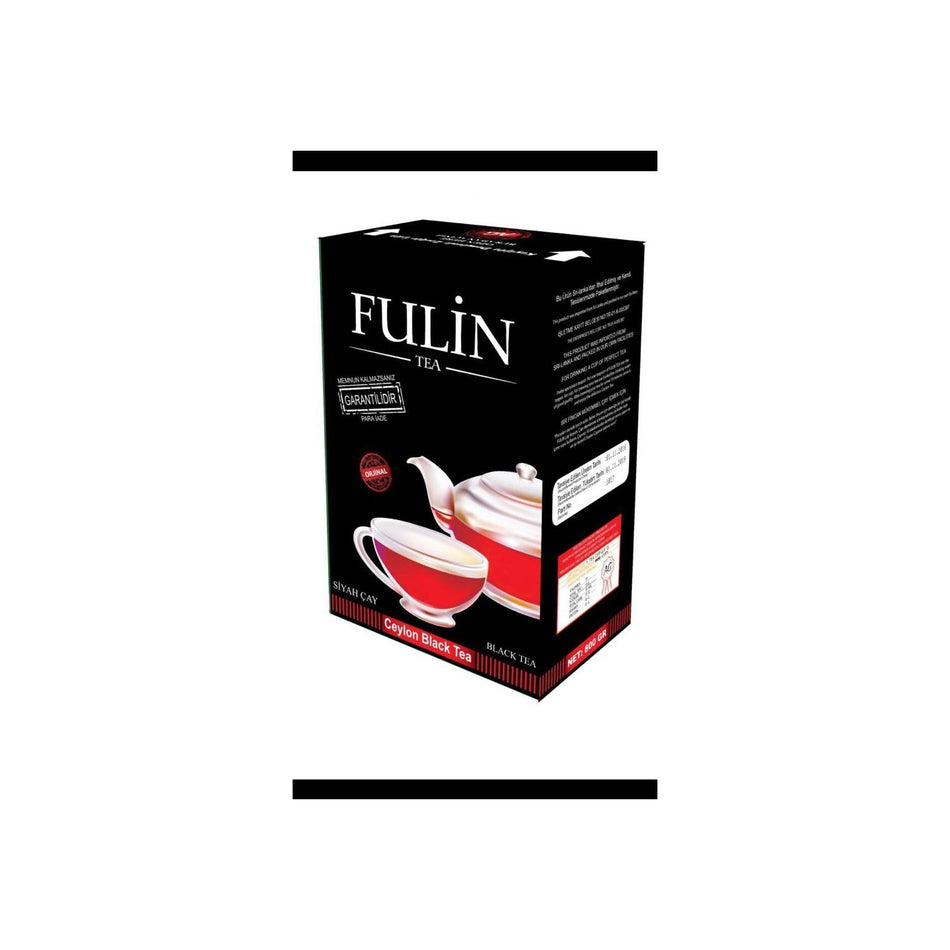 Fulin black tea 800 g Ceylon flavored quality loose leaf tea Turkiye Menseli - MALLTURK