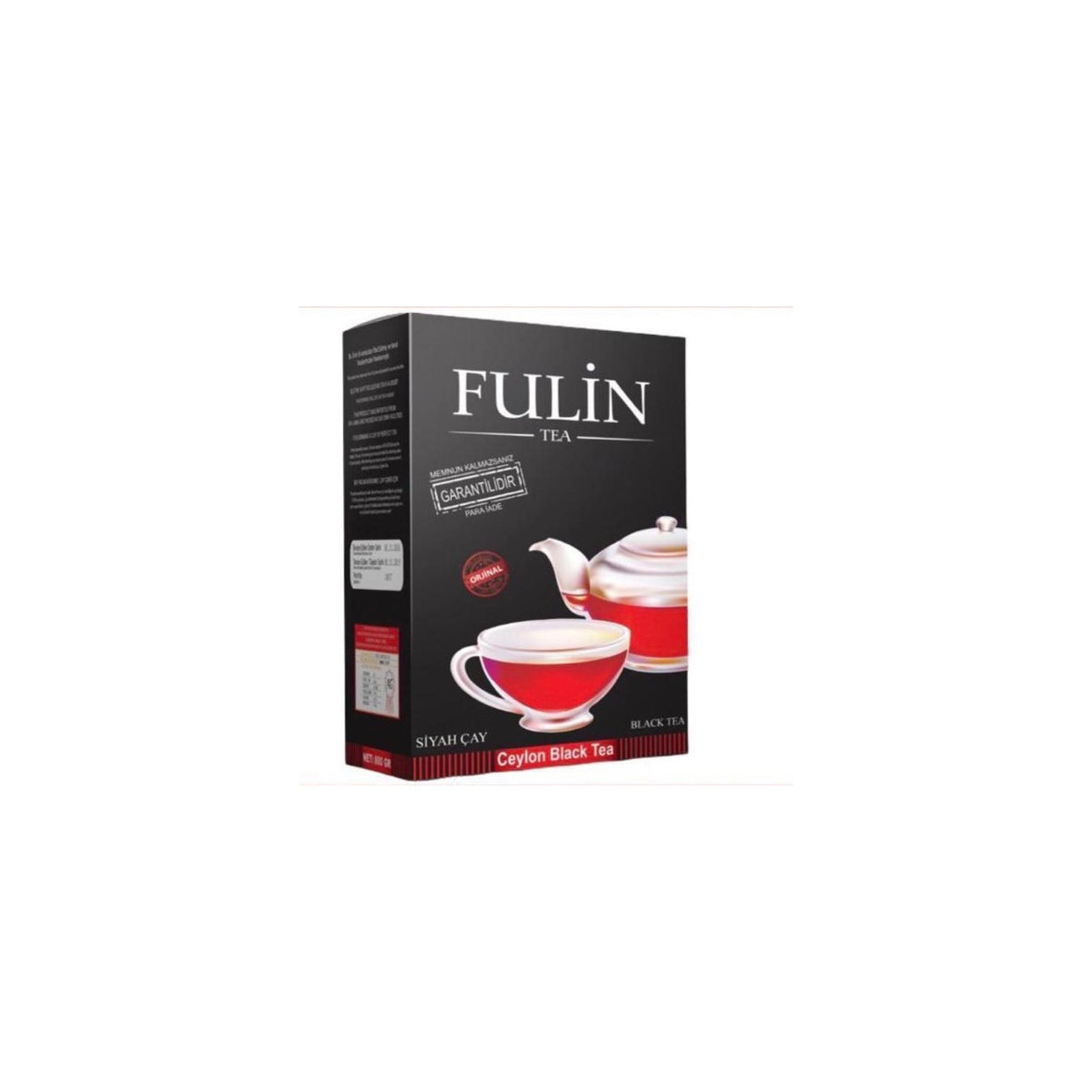 Fulin black tea 800 g Ceylon flavored quality loose leaf tea Turkiye Menseli - MALLTURK