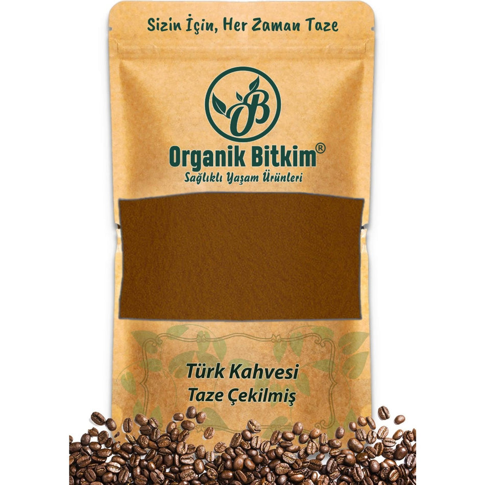 Organic Bitkim Turkish Coffee - Freshly Ground 150 gr - MALLTURK