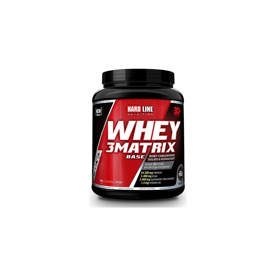 Hardline Nutrition Hardline Whey 3 Matrix Base 908 gr Milk Chocolate Flavored (Creatine-Free) - MALLTURK