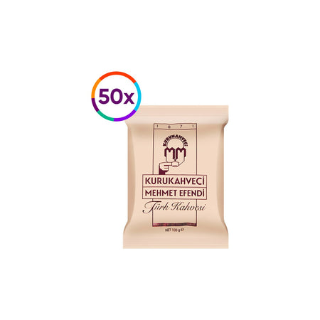 Kurukahveci Mehmet Efendi Turkish Coffee 50 x 100 gr - MALLTURK