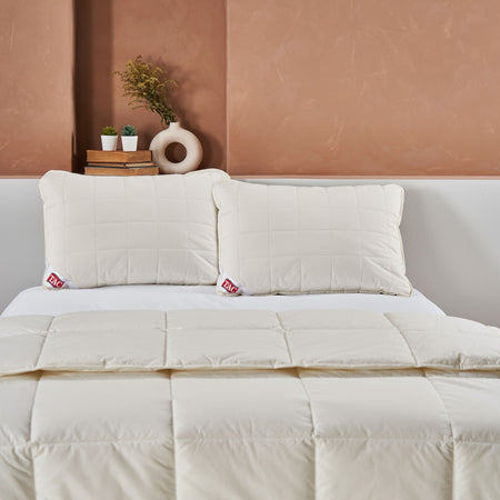 Tac Wool Sense Wool 50x70 Pillow White - MALLTURK