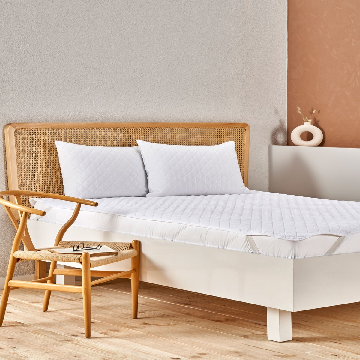 Tac eco care Single Waterproof yatak alezi White - MALLTURK