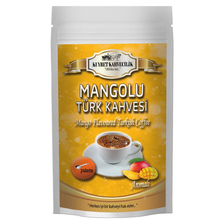 Kuybet Coffee Shop Mango Flavored Turkish Coffee 200 gr - MALLTURK