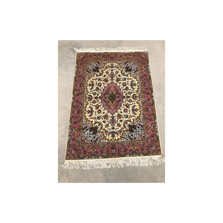 Hasyilmaz Hand-Woven Silk Wool Iranian Tabriz Rug - MALLTURK