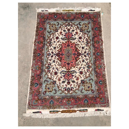 Hasyilmaz Hand-Woven Silk Wool Iranian Tabriz Rug 218X148CM 004 218 x 148 cm - MALLTURK