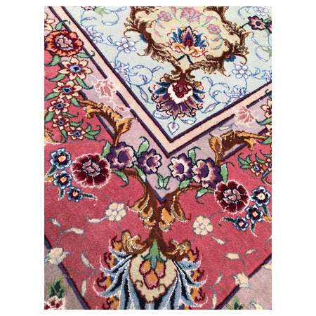 Hasyilmaz Hand-Woven Silk Wool Iranian Tabriz Rug 218X148CM 004 218 x 148 cm - MALLTURK