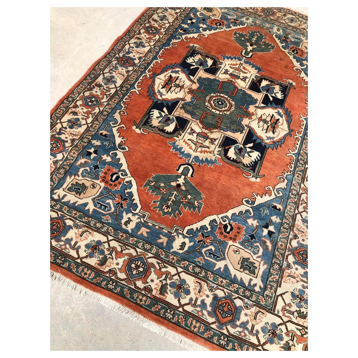 Hasyilmaz Hand-Woven Silk Wool Iranian Tabriz Rug 292X200CM 008 292 x 200 cm - MALLTURK