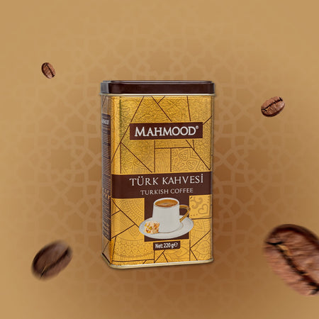 Mahmood Coffee Turkish Coffee Medium Roast Tin 220 gr - MALLTURK