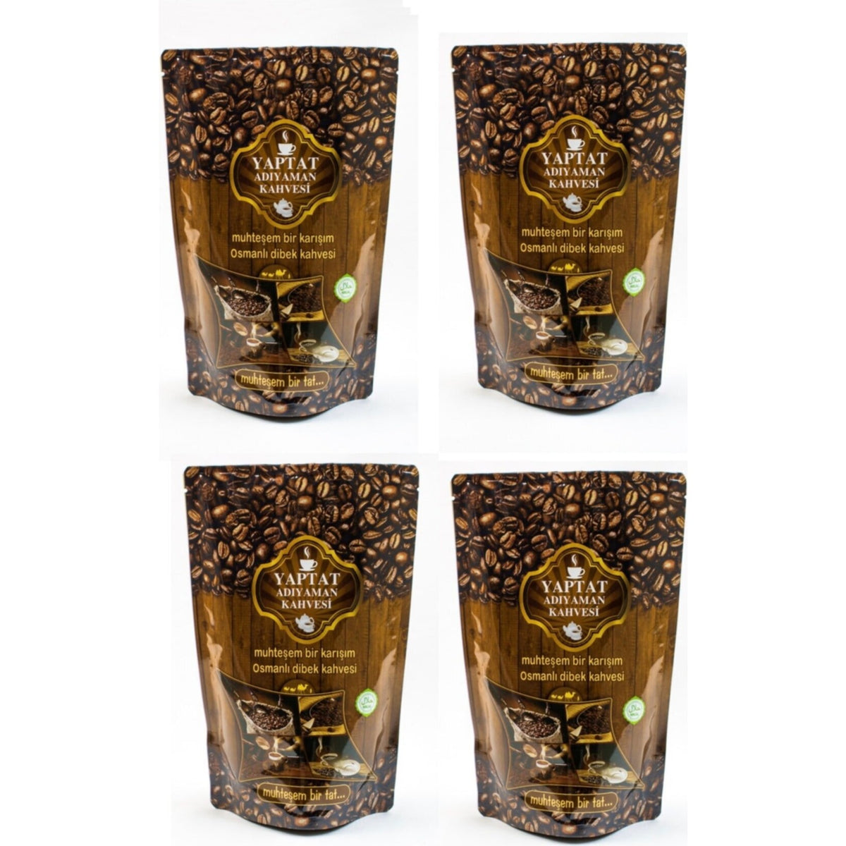 Yaptat Adiyaman Dibek Ottoman Coffee, 4 x 200 gr Packs - MALLTURK
