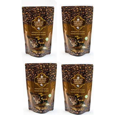 Yaptat Adiyaman Dibek Ottoman Coffee, 4 x 200 gr Packs - MALLTURK