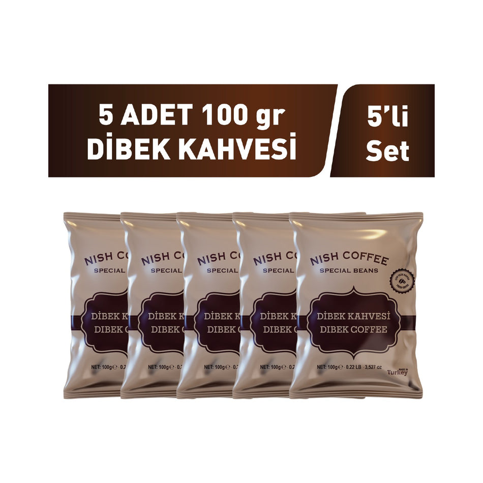Nish Coffee, Nish Dibek Coffee 5 x 100 gr - MALLTURK