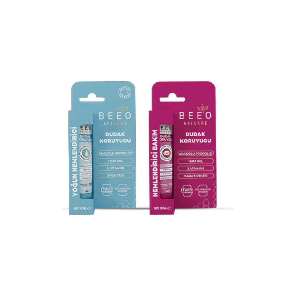 BEE'O Intensive Moisturizing Lip Balm (2-Pack) - MALLTURK