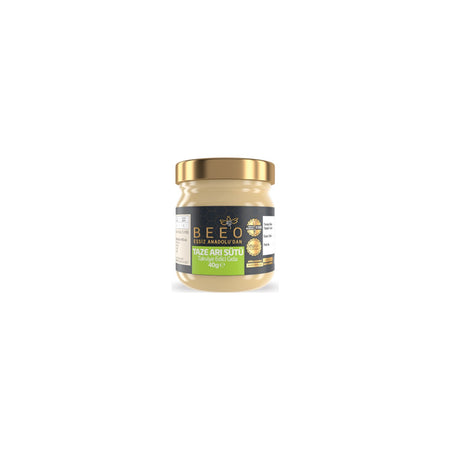 BEE'O 40 g Fresh Royal Jelly %100 Natural Halal and Additive-Free Dietary Supplement