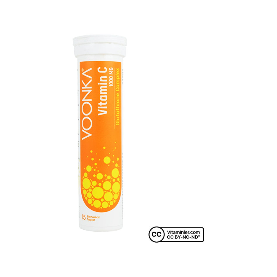 Voonka Vitamin C Glutathione Complex 15 Effervescent Tablets