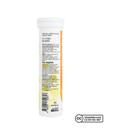 Voonka Vitamin C Glutathione Complex 15 Effervescent Tablets - MALLTURK