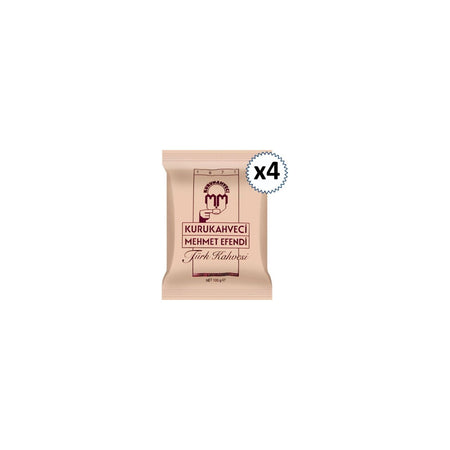 Kurukahveci Mehmet Efendi Turkish Coffee 4x100gr - MALLTURK