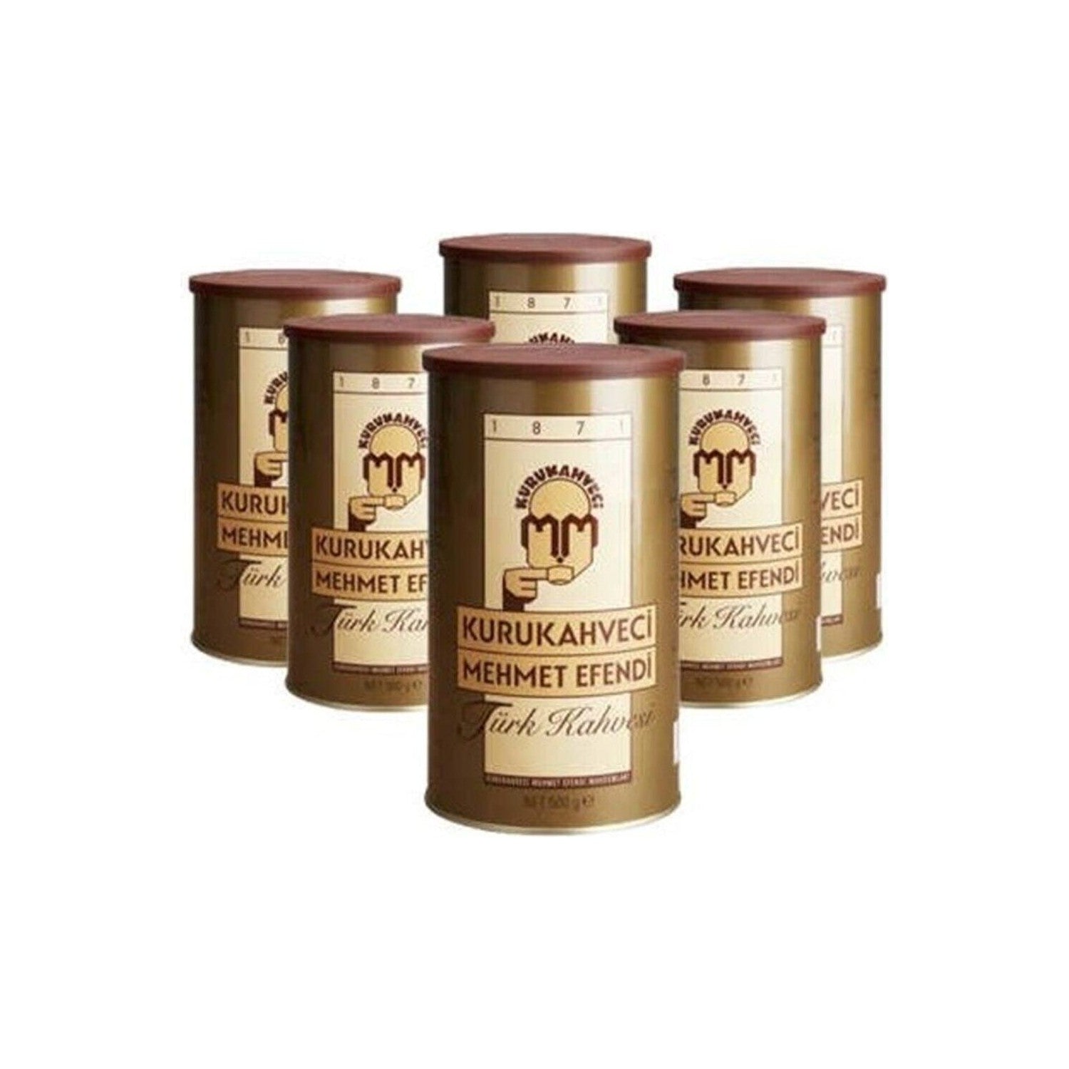 Kurukahveci Mehmet Efendi Turkish Coffee 500 gr x 6 Packs - MALLTURK