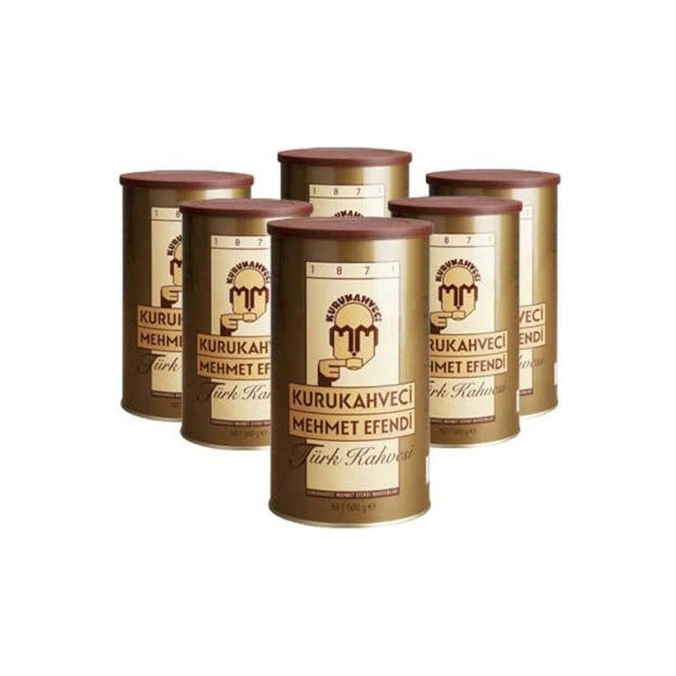 Kurukahveci Mehmet Efendi Turkish Coffee 500 gr x 6 Packs - MALLTURK