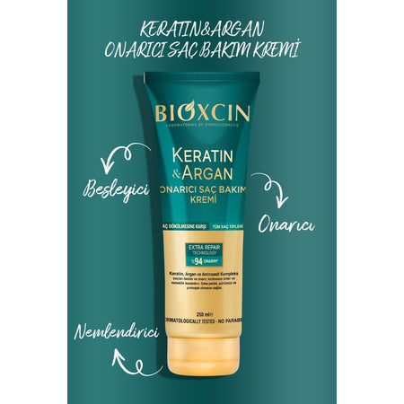 Bioxcin Keratin and Argan Hair Care Set