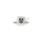 Karaca Iznik New Form Turkish Coffee Cup Set for 6, 100 ml