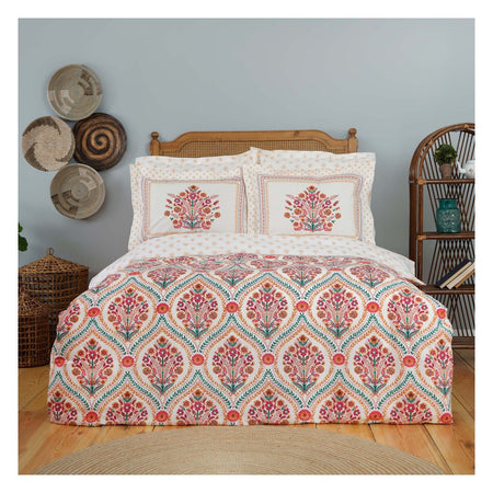 Karaca Home Carmenta Tile 100% Cotton Single Duvet Cover Set - MALLTURK