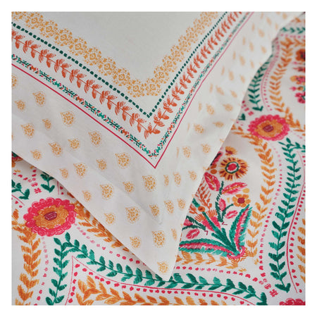 Karaca Home Carmenta Tile 100% Cotton Single Duvet Cover Set - MALLTURK