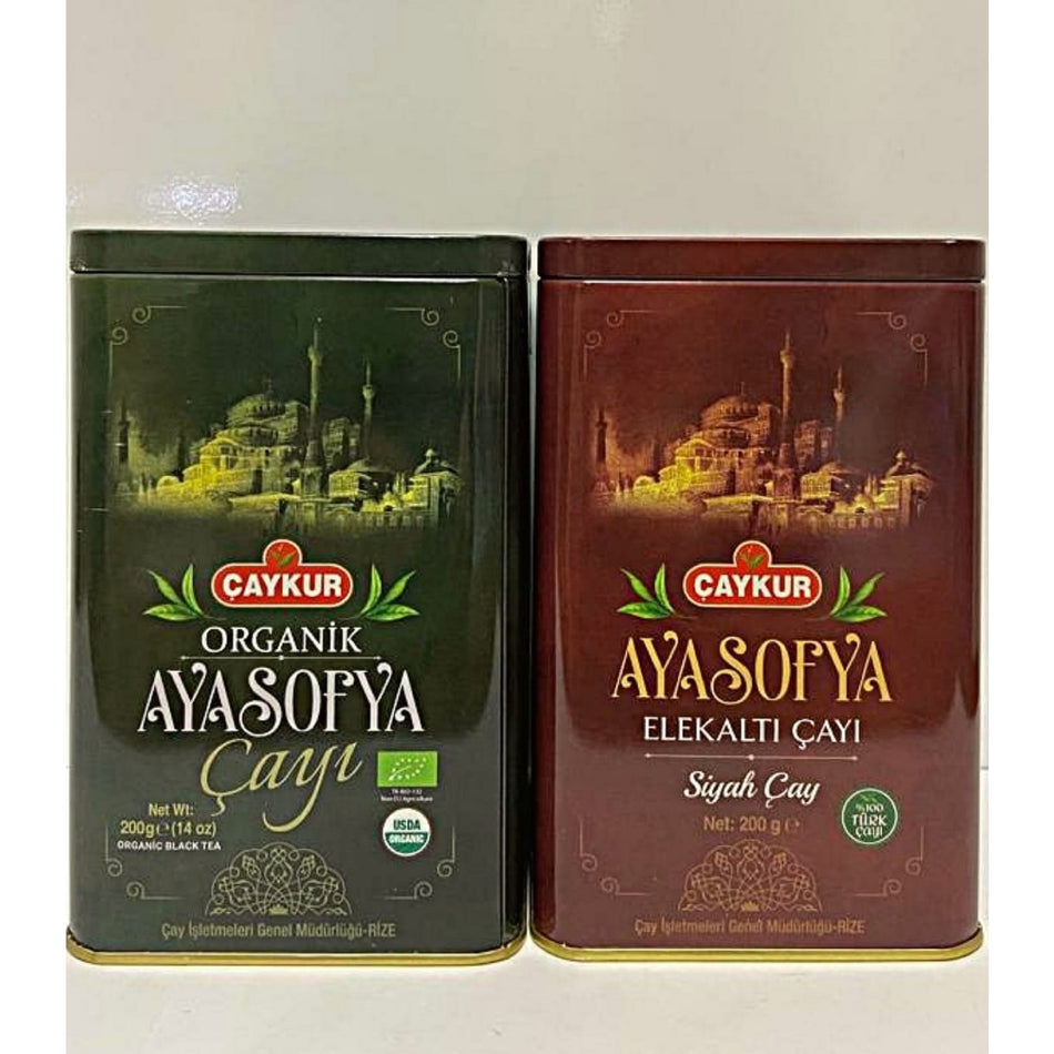 Caykur Hediyelik Ayasofya Elekalti + Organik tea 2 x 200 g - MALLTURK