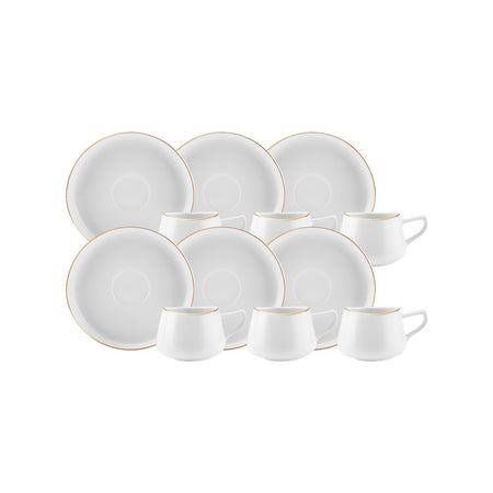 Karaca Hole Turkish Coffee Cup Set for 6, 80 ml - MALLTURK