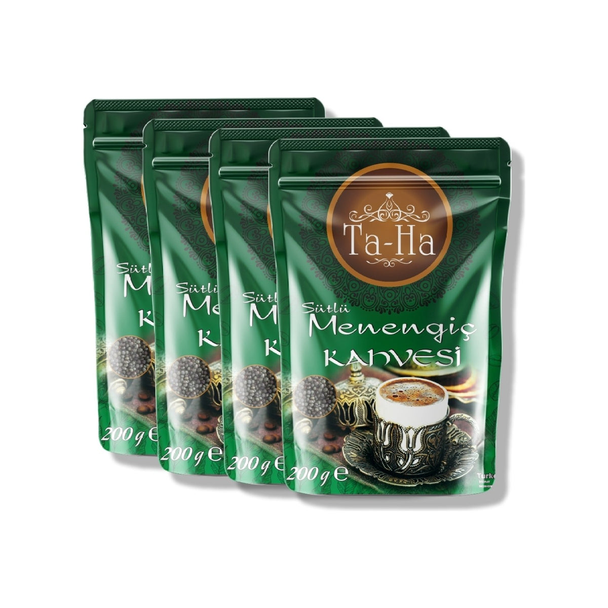 Ta-Ha Coffee Milk with Pistacia Terebinthus Coffee 4 x 200 gr - MALLTURK