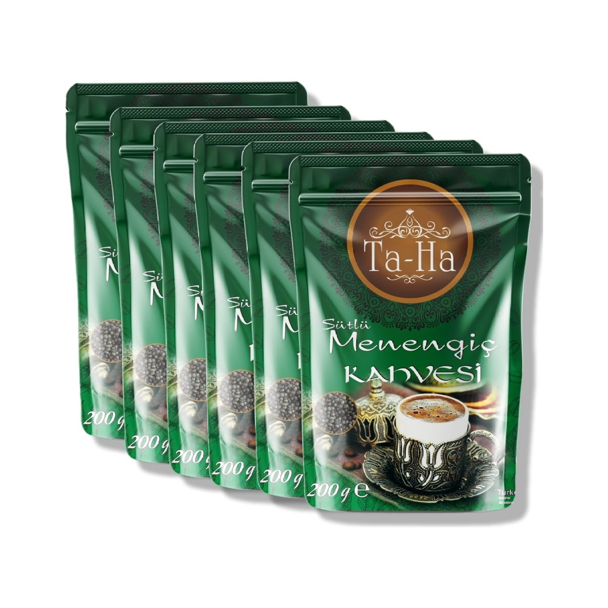 Ta-Ha Coffee Milk with Pistacia Terebinthus Coffee 6 x 200 gr - MALLTURK