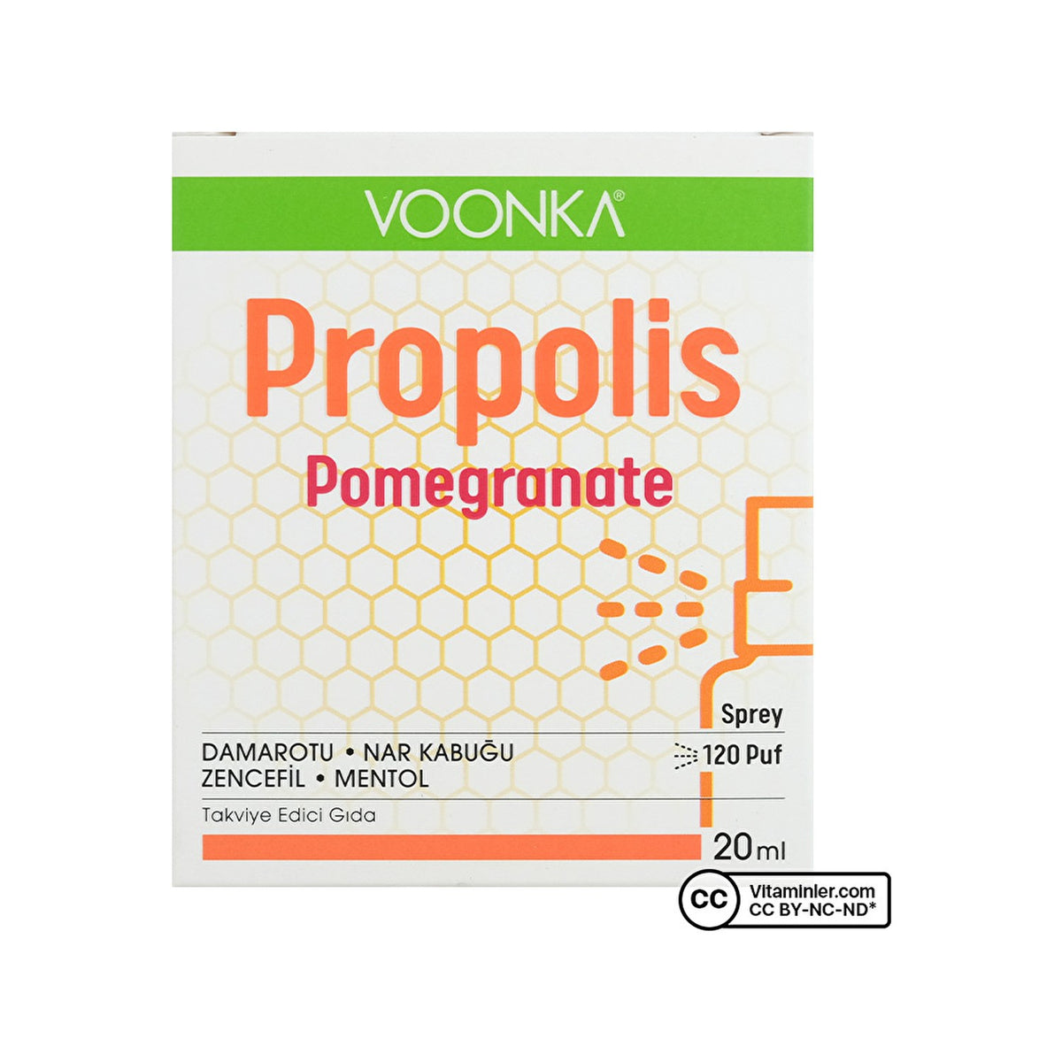 Voonka Propolis Pomegranate Spray - MALLTURK