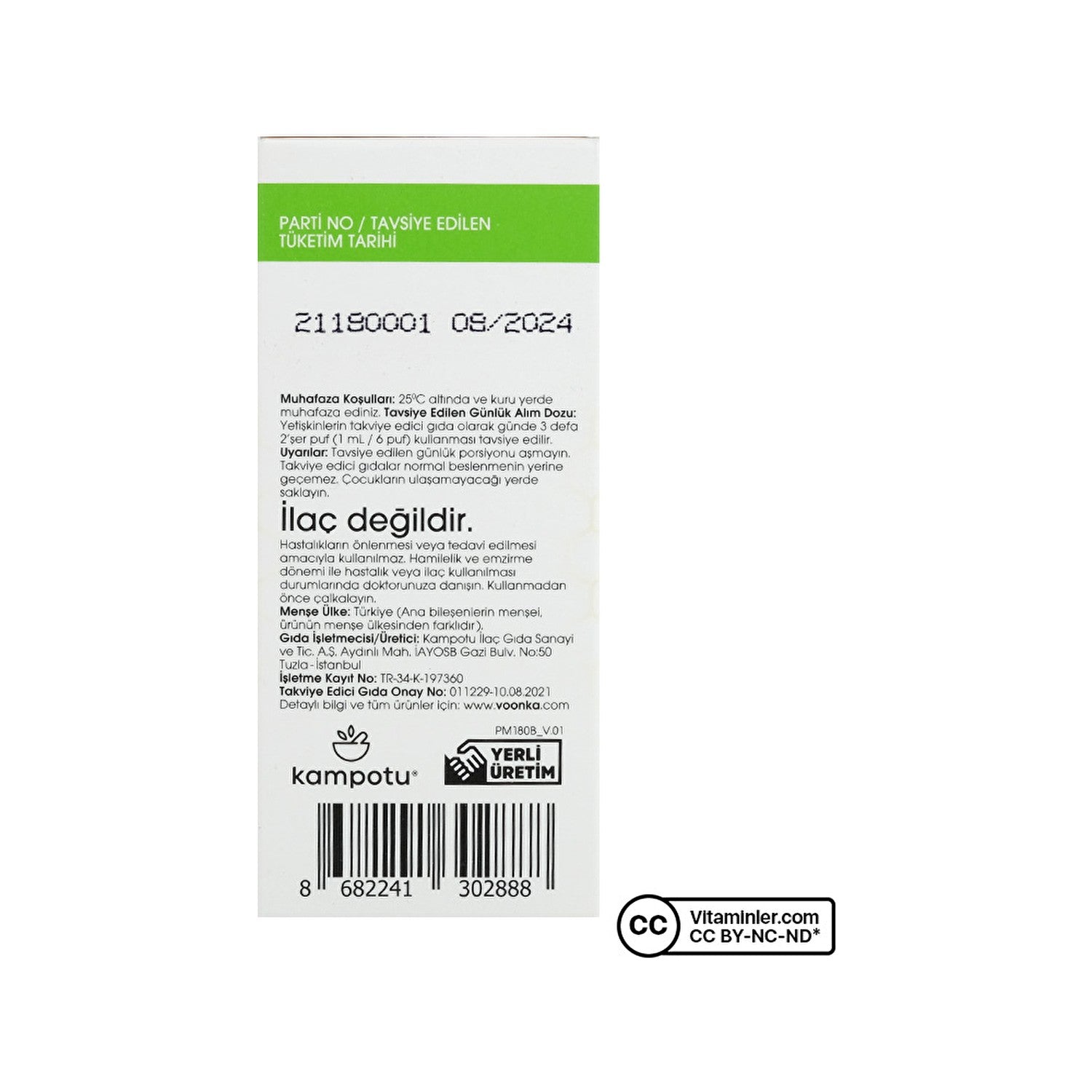 Voonka Propolis Pomegranate Spray - MALLTURK