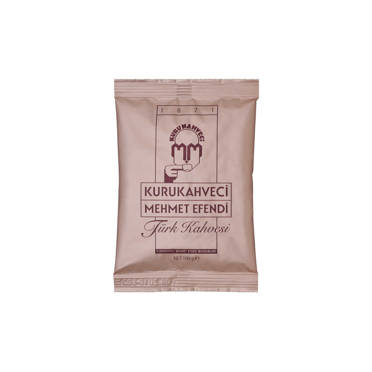 Kurukahveci Mehmet Efendi Turkish Coffee 10 x 100 gr with Arabica Beans - intense Aroma and Energy - MALLTURK