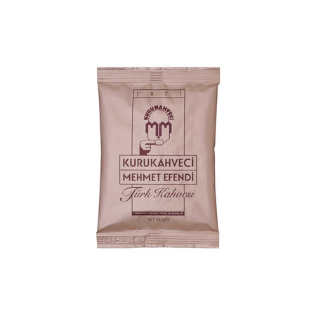 Kurukahveci Mehmet Efendi Turkish Coffee 10 x 100 gr with Arabica Beans - intense Aroma and Energy - MALLTURK
