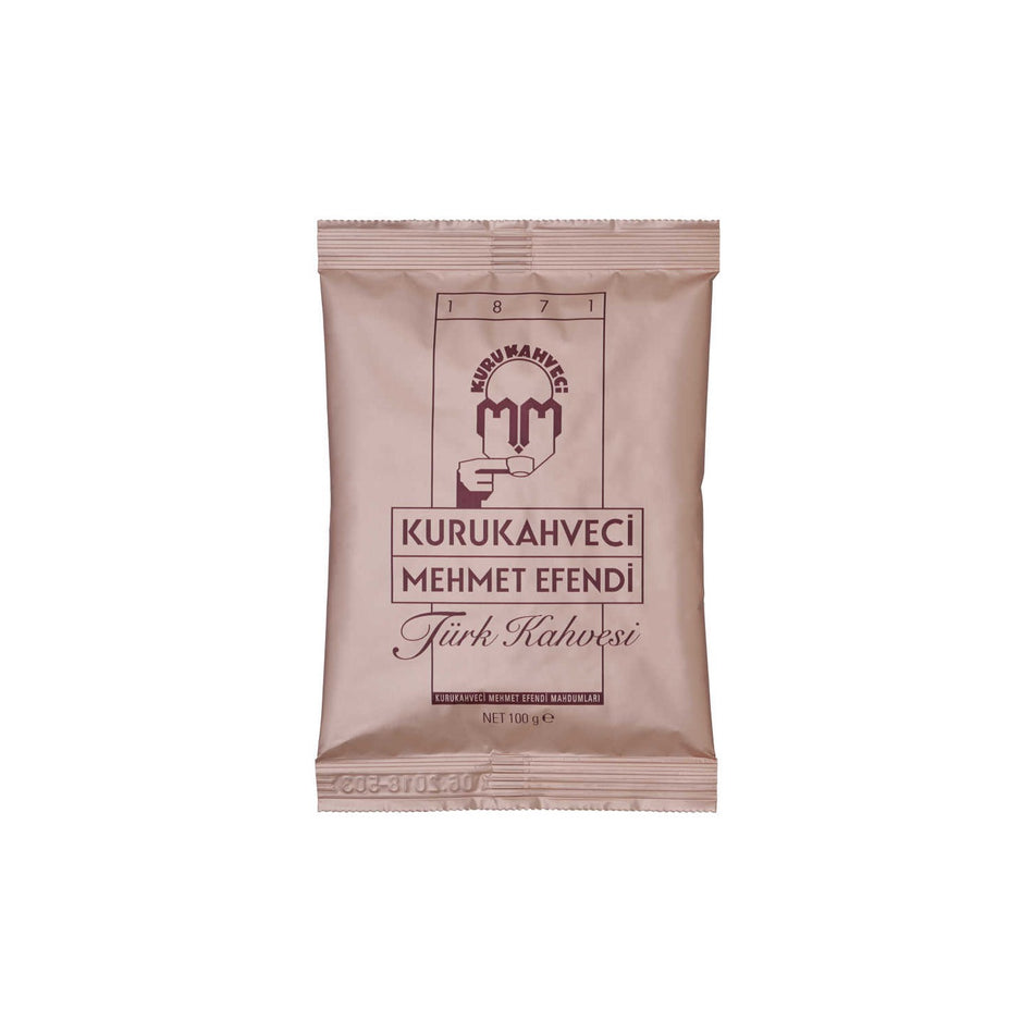 Kurukahveci Mehmet Efendi Turkish Coffee 10 x 100 gr with Arabica Beans - intense Aroma and Energy - MALLTURK