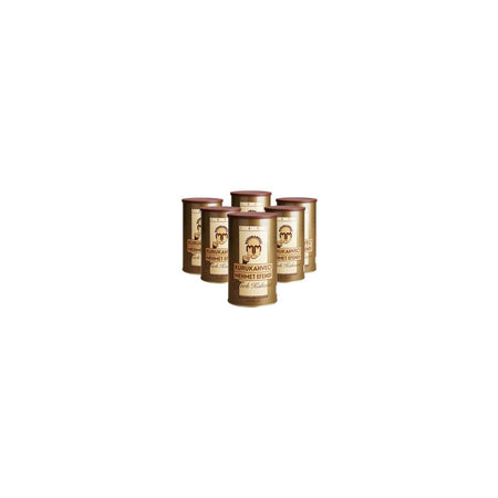Kurukahveci Mehmet Efendi 6 Packs of Mehmet Efendi Turkish Coffee 500g Tin Can - MALLTURK